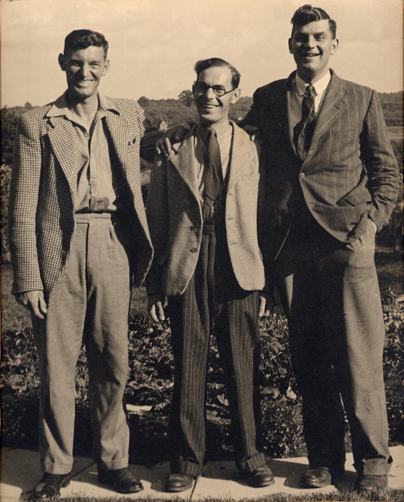 Geoff, Cyril and Reg Bacon
